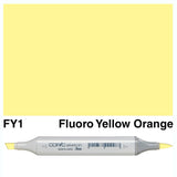 Copic Sketch Marker - Fluorescent Colour Range - FY1-Fluoro Yellow Orange - Markers - Bunbougu