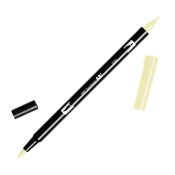 Tombow ABT Dual Brush Pen - Yellow Color Range (020 - 090) - 020 Peach - Brush Pens - Bunbougu