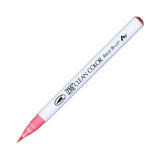 Kuretake Zig Clean Color Real Watercolor Brush Pen - Red Colour Range - 021 Light Carmine - Brush Pens - Bunbougu