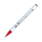 Kuretake Zig Clean Color Real Watercolor Brush Pen - Red Colour Range - 029 Geranium Red - Brush Pens - Bunbougu