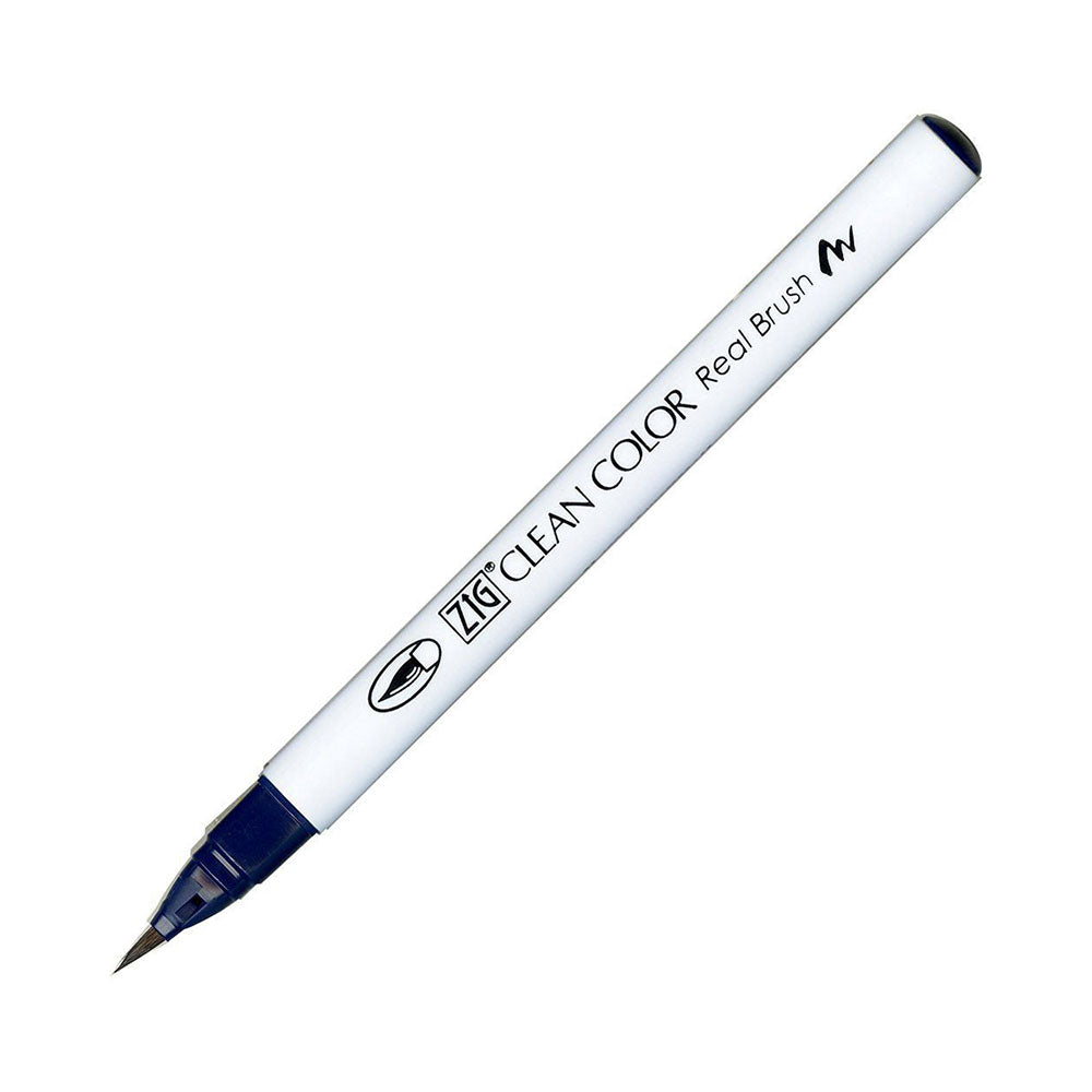 Kuretake Zig Clean Color Real Watercolor Brush Pen - Blue Colour Range - - Brush Pens - Bunbougu
