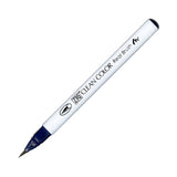 Kuretake Zig Clean Color Real Watercolor Brush Pen - Blue Colour Range - 035 Deep Blue - Brush Pens - Bunbougu