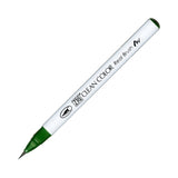 Kuretake Zig Clean Color Real Watercolor Brush Pen - Green Colour Range - 040 Green - Brush Pens - Bunbougu