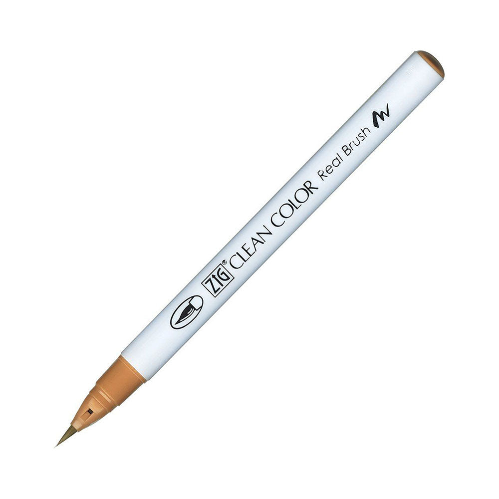 Kuretake Zig Clean Color Real Watercolor Brush Pen - Brown Colour Range - 064 Oatmeal - Brush Pens - Bunbougu