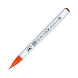 Kuretake Zig Clean Color Real Watercolor Brush Pen - Orange Colour Range - 070 Orange - Brush Pens - Bunbougu