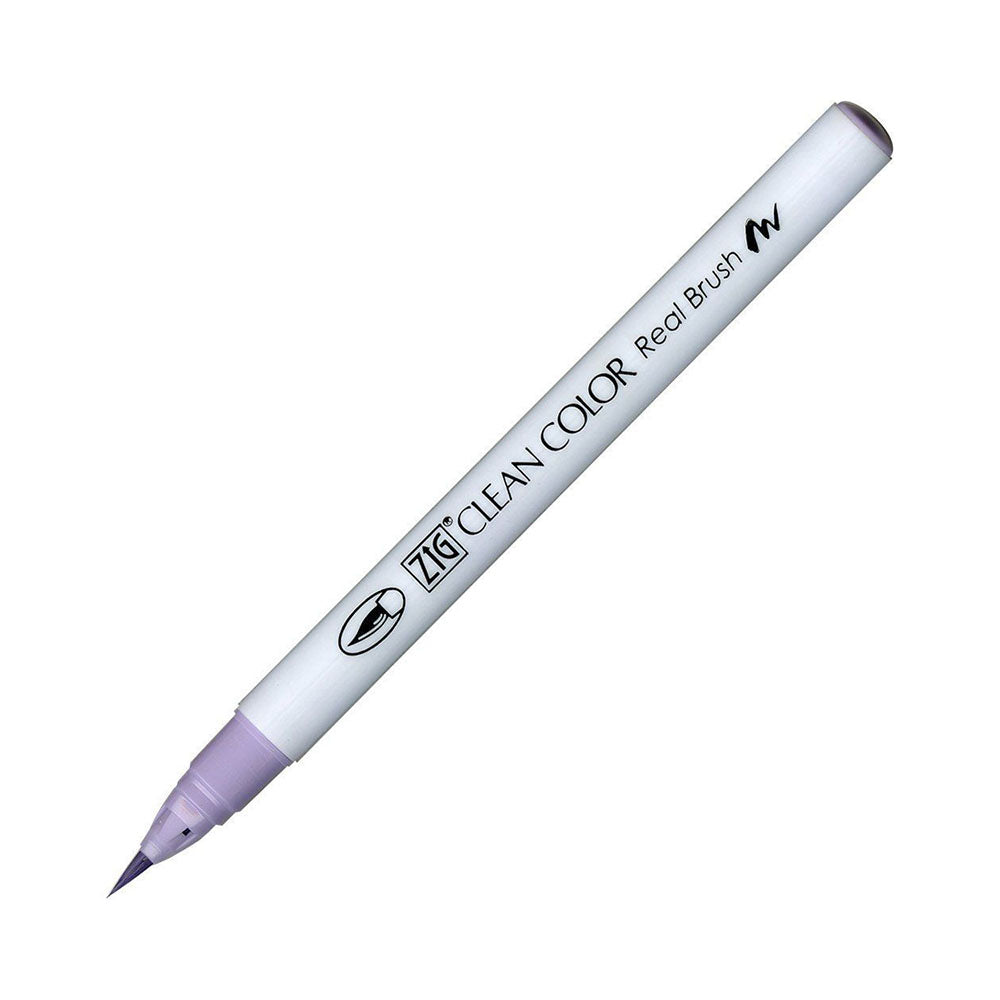 Kuretake Zig Clean Color Real Watercolor Brush Pen - Violet Colour Range - 083 Lilac - Brush Pens - Bunbougu