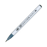 Kuretake Zig Clean Color Real Watercolor Brush Pen - Black/Grey Colour Range - 092 Blue Grey - Brush Pens - Bunbougu