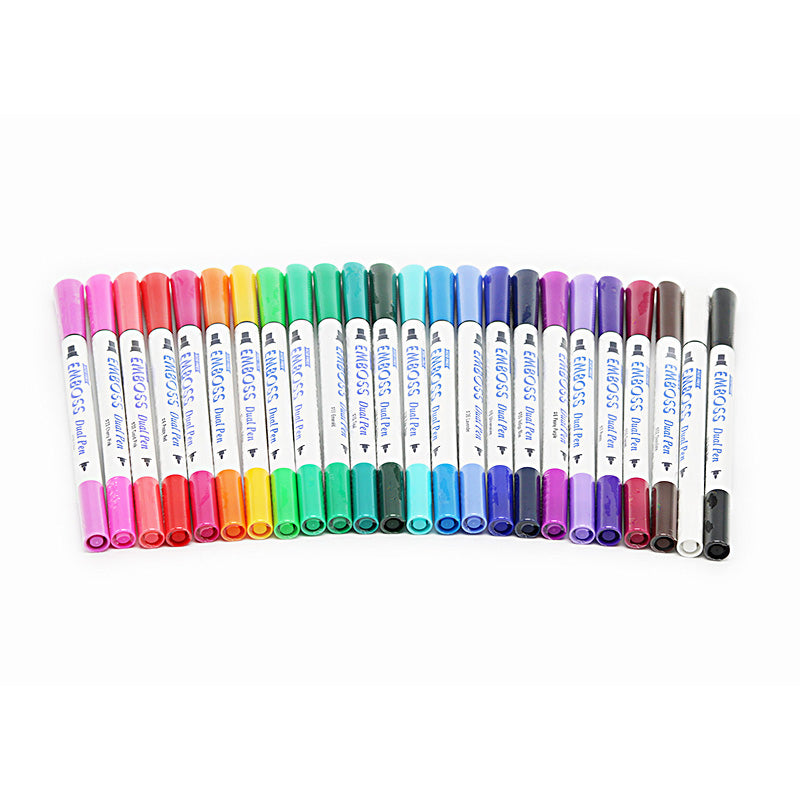 Tsukineko Emboss Clear Embossing Double-sided Pen - Bullet Tip/Chisel Tip -  - Markers - Bunbougu