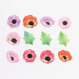 Bande DIY Masking Tape Stickers - Anemone -  - Planner Stickers - Bunbougu