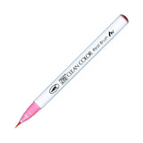 Kuretake Zig Clean Color Real Watercolor Brush Pen - Red Colour Range - 202 Peach Pink - Brush Pens - Bunbougu
