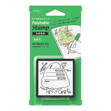 Midori Paintable Penetration Stamp - Health Management -  - Planner Stamps - Bunbougu