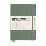 Leuchtturm1917 Medium Hardcover Notebook - Smooth Colour - Dotted - Olive - A5 -  - Notebooks - Bunbougu