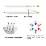 Zebra Sarasa R Gel Pen - 7 Colour Set - 0.4 mm -  - Gel Pens - Bunbougu