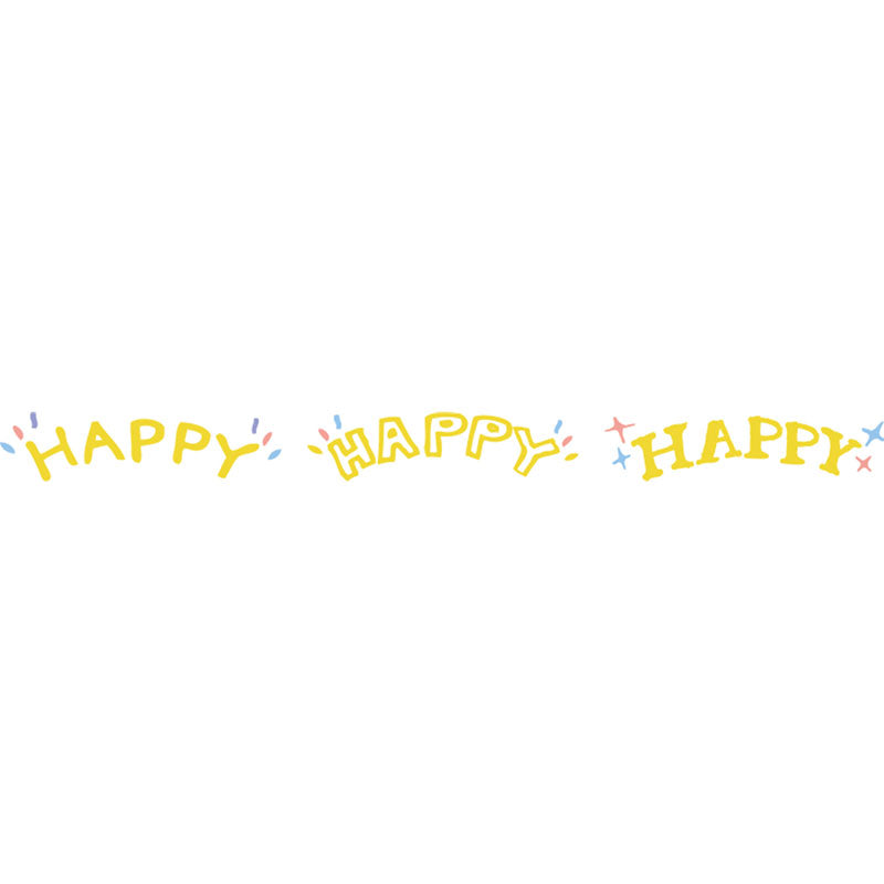 Plus Petit Deco Rush Decoration Tape - Shiny Happy - 6 mm -  - Decoration Tapes - Bunbougu
