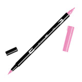 Tombow ABT Dual Brush Pen - Pink Colour Range (703 - 772) - 703 Pink Rose - Brush Pens - Bunbougu
