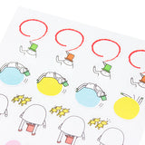 Midori Seal Collection Planner Stickers - Date Ojisan Man -  - Planner Stickers - Bunbougu