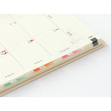 Midori Chiratto Index Tab - Numeric Colour - 2 Sheets (24 Pieces) -  - Index Tabs & Dividers - Bunbougu