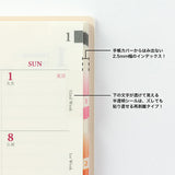 Midori Chiratto Index Tab - Numeric Colour - 2 Sheets (24 Pieces) -  - Index Tabs & Dividers - Bunbougu