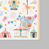 Midori Marché Stickers - Amusement Park -  - Planner Stickers - Bunbougu