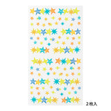 Midori Seal Collection Planner Stickers - Semi-transparent - Star -  - Planner Stickers - Bunbougu