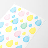 Midori Seal Collection Planner Stickers - Semi-transparent - Drop -  - Planner Stickers - Bunbougu
