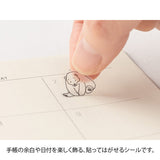 Midori Seal Collection Planner Stickers - Talking Sea Animals -  - Planner Stickers - Bunbougu