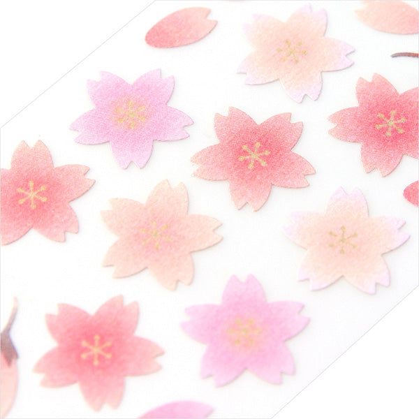Midori Seal Collection Planner Stickers - Cherry Blossom - Semi-transparent - 2 Sheets -  - Planner Stickers - Bunbougu