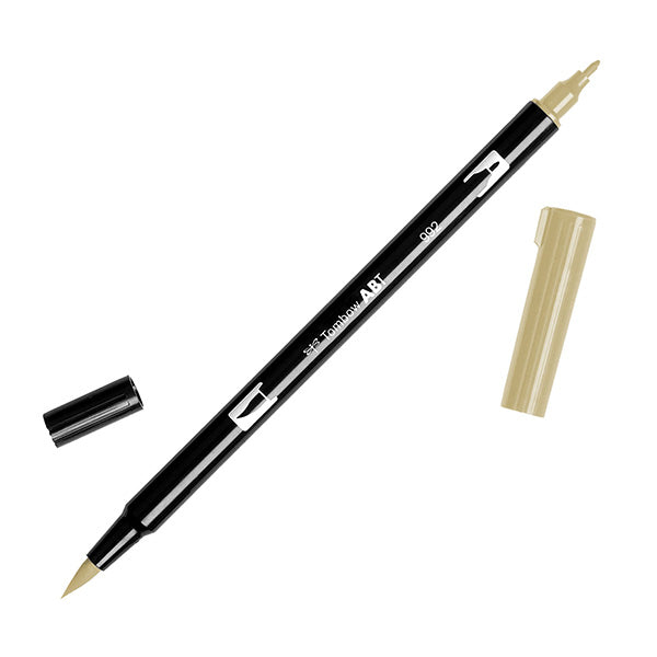 Tombow ABT Dual Brush Pen - Orange Colour Range (933 - 993) - 992 Sand - Brush Pens - Bunbougu