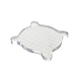 Acrylic Stamp Block for Rubber Stamp - Irregular Shape - 10 cm x 10 cm