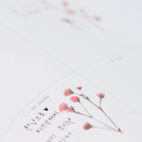 Appree Pressed Flower Deco Sticker - Gypsophila -  - Planner Stickers - Bunbougu