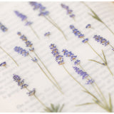 Appree Pressed Flower Deco Sticker - Lavender -  - Planner Stickers - Bunbougu