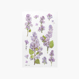Appree Pressed Flower Deco Sticker - Lilac -  - Planner Stickers - Bunbougu