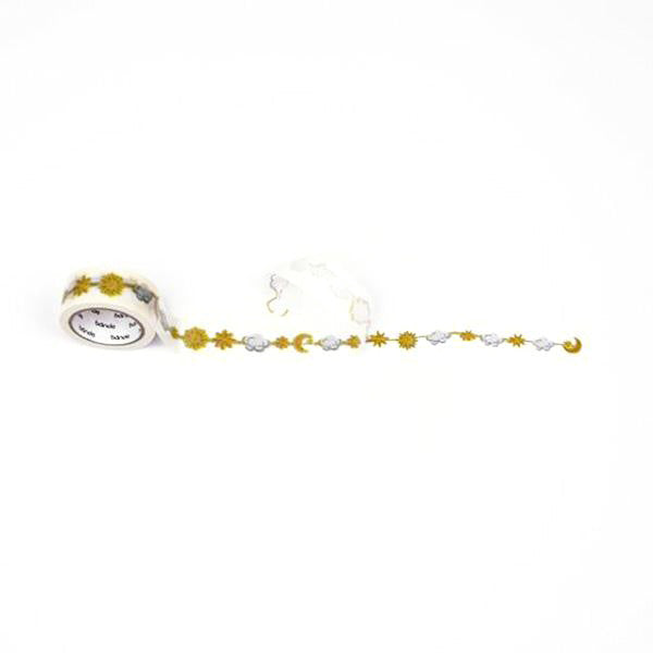 Bande DIY Transfer Masking Tape - Moon and Stars -  - Washi Tapes - Bunbougu