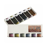 Boku-Undo E-Sumi Japanese Watercolour Set - Shadow Black Mei - 6 Colour Set