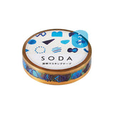 King Jim Soda Transparent Masking Tape - Shape - 10 mm x 5 m -  - Washi Tapes - Bunbougu
