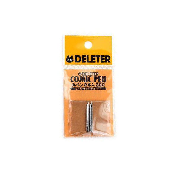 Deleter Comic Pen Nib - Maru (Mapping) Model - Pack of 2 -  - Comic Pens, Ink & Paper - Bunbougu