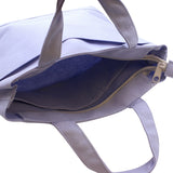 Delfonics Canvas Tote Bag - 8 Pockets - Light Blue - Medium -  - Pencil Cases & Bags - Bunbougu