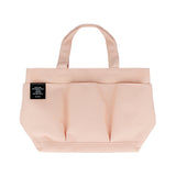 Delfonics Canvas Tote Bag - 8 Pockets - Light Pink - Medium