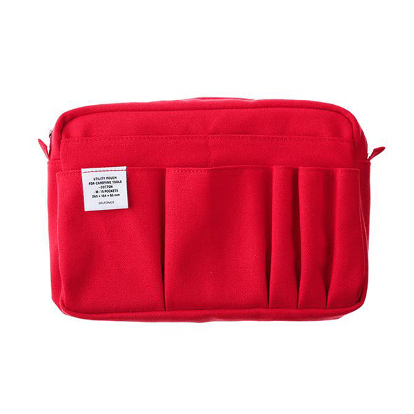 Delfonics Inner Carrying Bags Red Medium Bunbougu