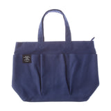 Delfonics Canvas Tote Bag - 8 Pockets - Navy - Large -  - Pencil Cases & Bags - Bunbougu
