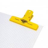 Hightide Penco Clampy Bullet Journal Binding Plastic Clip - Yellow -  - Planner Clips - Bunbougu