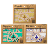 Irodo Transfer Fabric Sticker - Camping