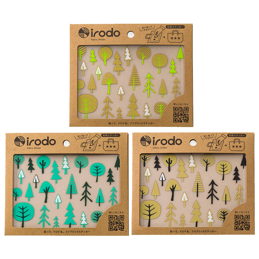 Irodo Transfer Fabric Sticker - Forest -  - Fabric Stickers - Bunbougu