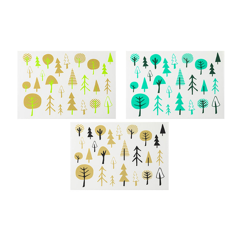 Irodo Transfer Fabric Sticker - Forest -  - Fabric Stickers - Bunbougu