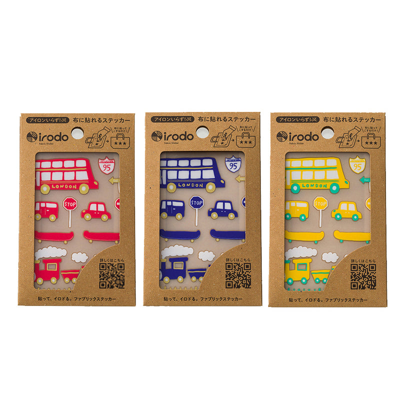 Irodo Transfer Fabric Sticker - Norimono -  - Fabric Stickers - Bunbougu