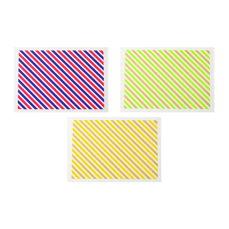 Irodo Transfer Fabric Sticker - Stripe -  - Fabric Stickers - Bunbougu