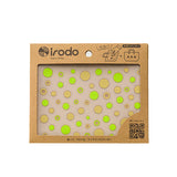Irodo Transfer Fabric Sticker - Bubble - Gold / Yellow Green - Fabric Stickers - Bunbougu