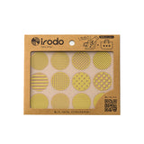 Irodo Transfer Fabric Sticker - Pattern Dot 2 - Gold - Fabric Stickers - Bunbougu