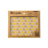 Irodo Transfer Fabric Sticker - Triangle - Gold / Yellow - Fabric Stickers - Bunbougu