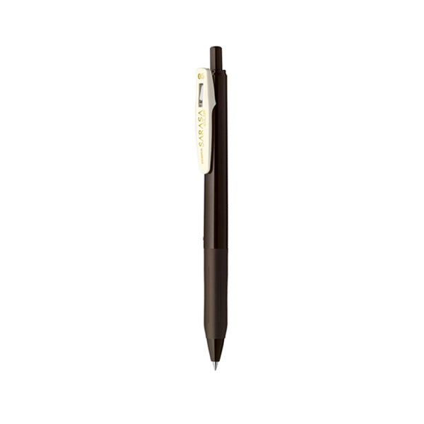 Zebra Sarasa Push Clip Gel Pen - Vintage Colour - 0.5 mm - Brown Grey - Gel Pens - Bunbougu